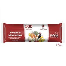 SACOS PLASTICOS FREEZER E MICRO ONDAS 23X35 C/ 500UN