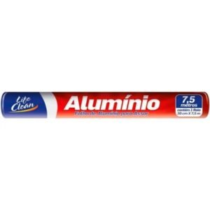 PAPEL ALUMINIO 0,30 X 7,5M LIFE CLEAN