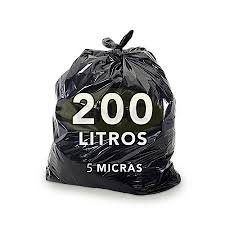 SACO P/LIXO 200L PR  C/100 MIARA P5
