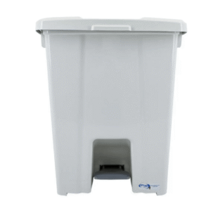 LIXEIRA QUADRADA COM PEDAL  30L TULIP BRANCA