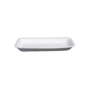 BANDEJA  ISOPOR  RASA 02 C/ 100 (210X140X18MM)