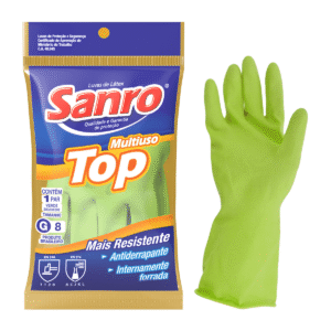 LUVA FORRADA VERDE SANRO TOP M